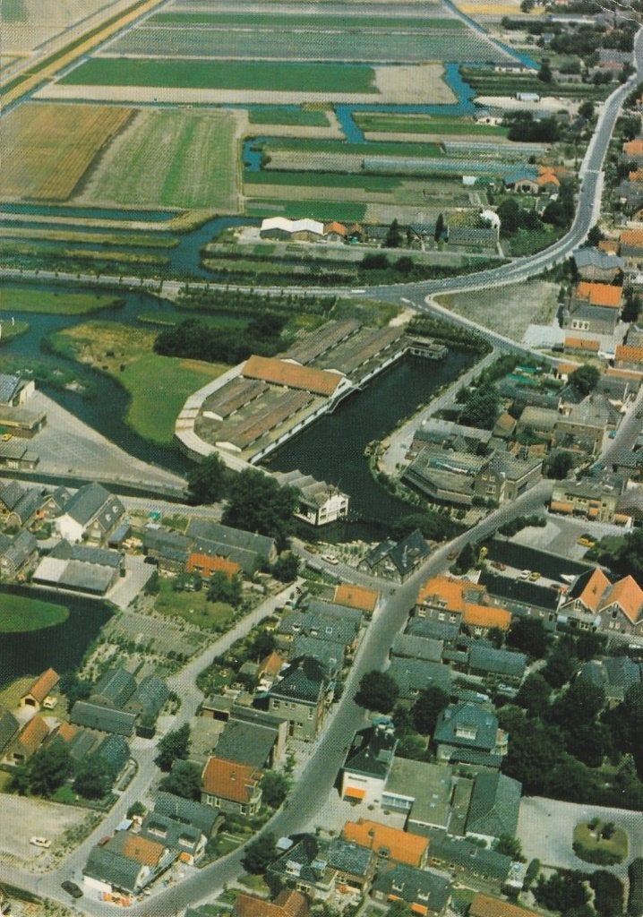 BROEK OP LANGEDIJK Luchtfoto Groenteveiling, Verzenden, 1960 tot 1980, Gelopen, Noord-Holland