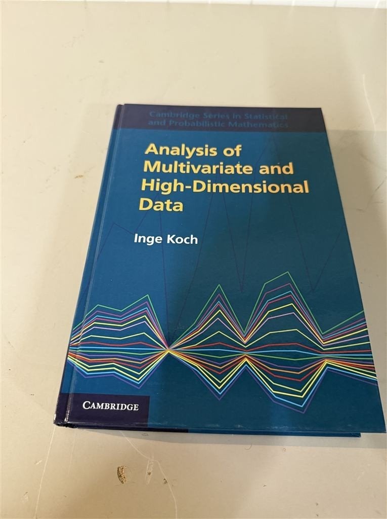 Inge Koch - Analysis of Multivariate and High-Dimensional Da, Ophalen of Verzenden, Zo goed als nieuw