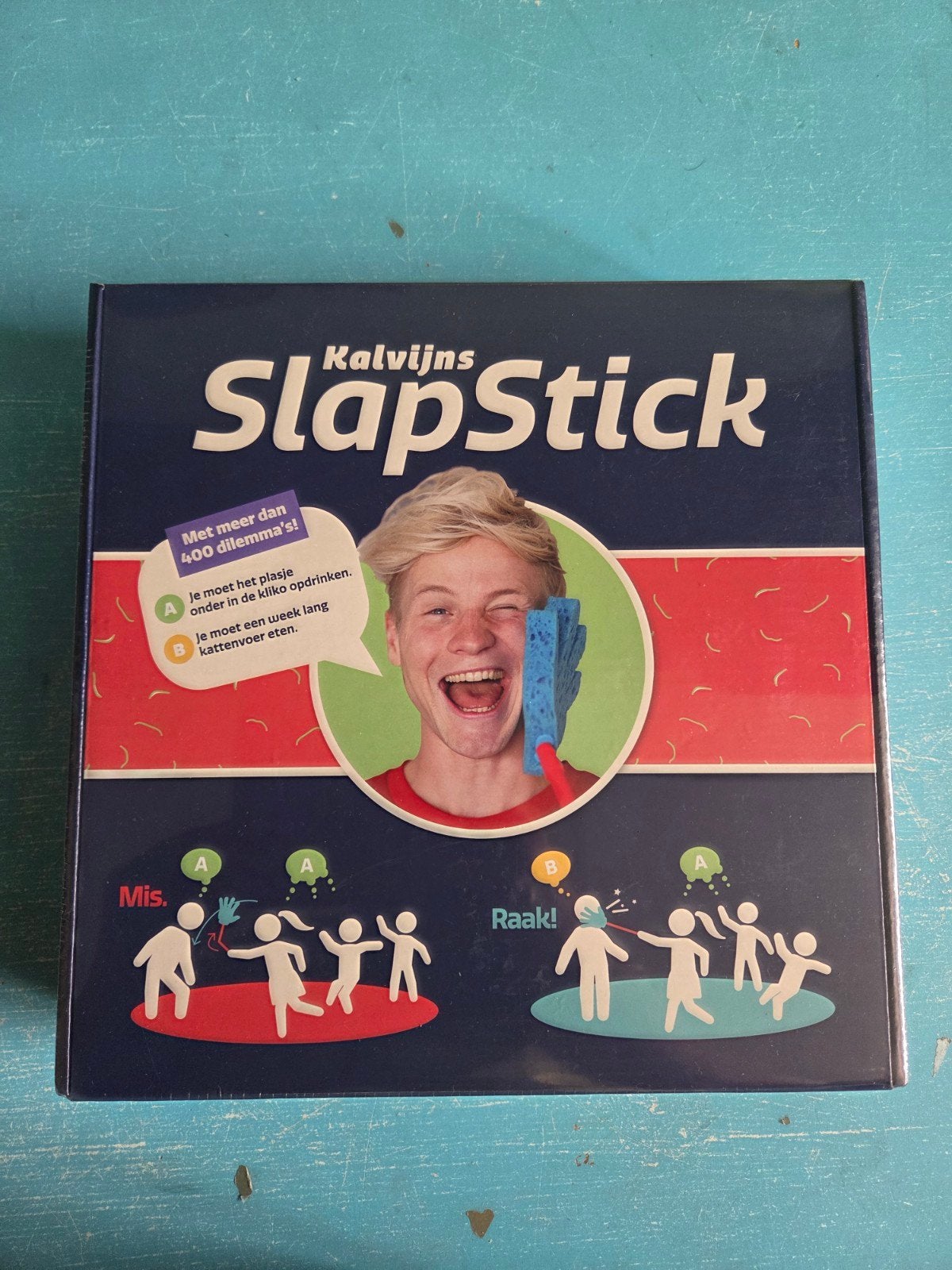 Kalvijns SlapStick Gezelschapsspel - Dilemma's Oplossen, Vijf spelers of meer, Ophalen of Verzenden, Nieuw, Idiotys Games