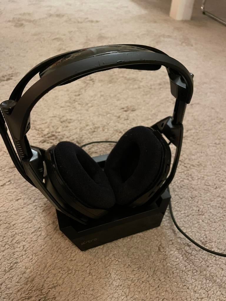 Astro A50+Base funcioneert na behoren, Computers en Software, Headsets, Gebruikt, Mute-functie, Ophalen of Verzenden, Draadloos