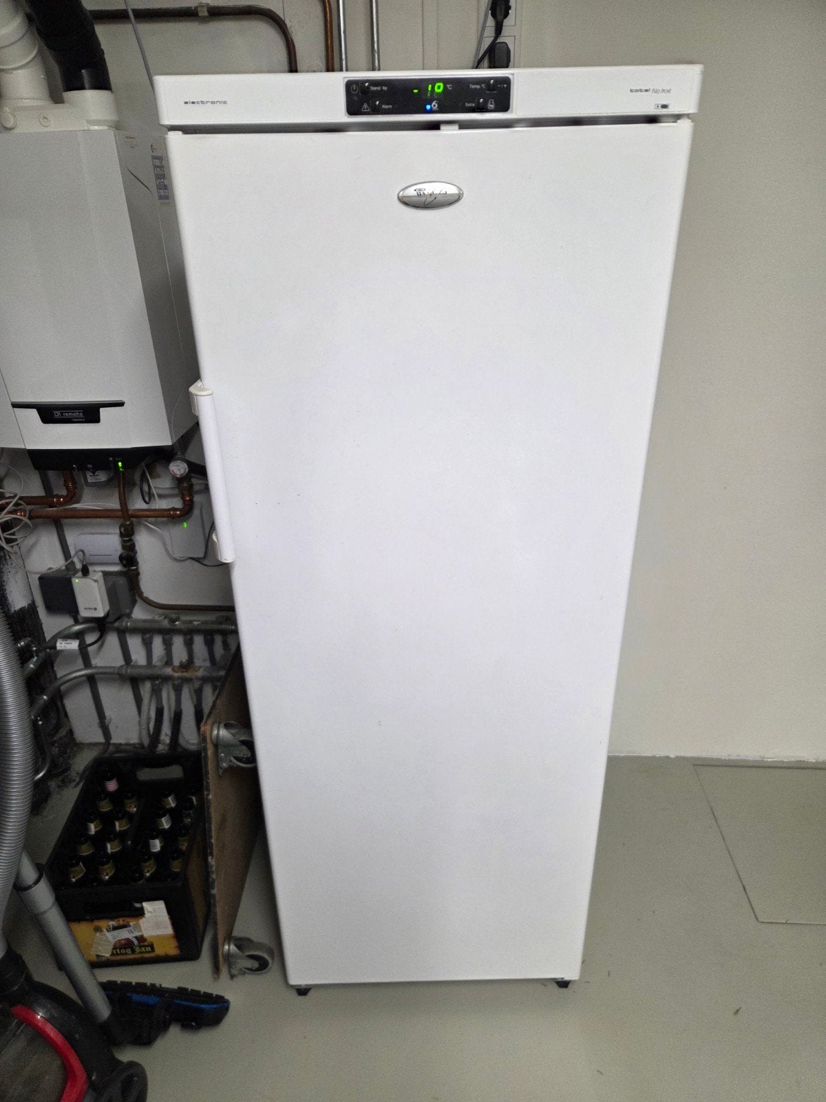 Whirlpool WV1600 NFW Vriezer, Gebruikt, Minder dan 60 cm, 160 cm of meer, Vrijstaand