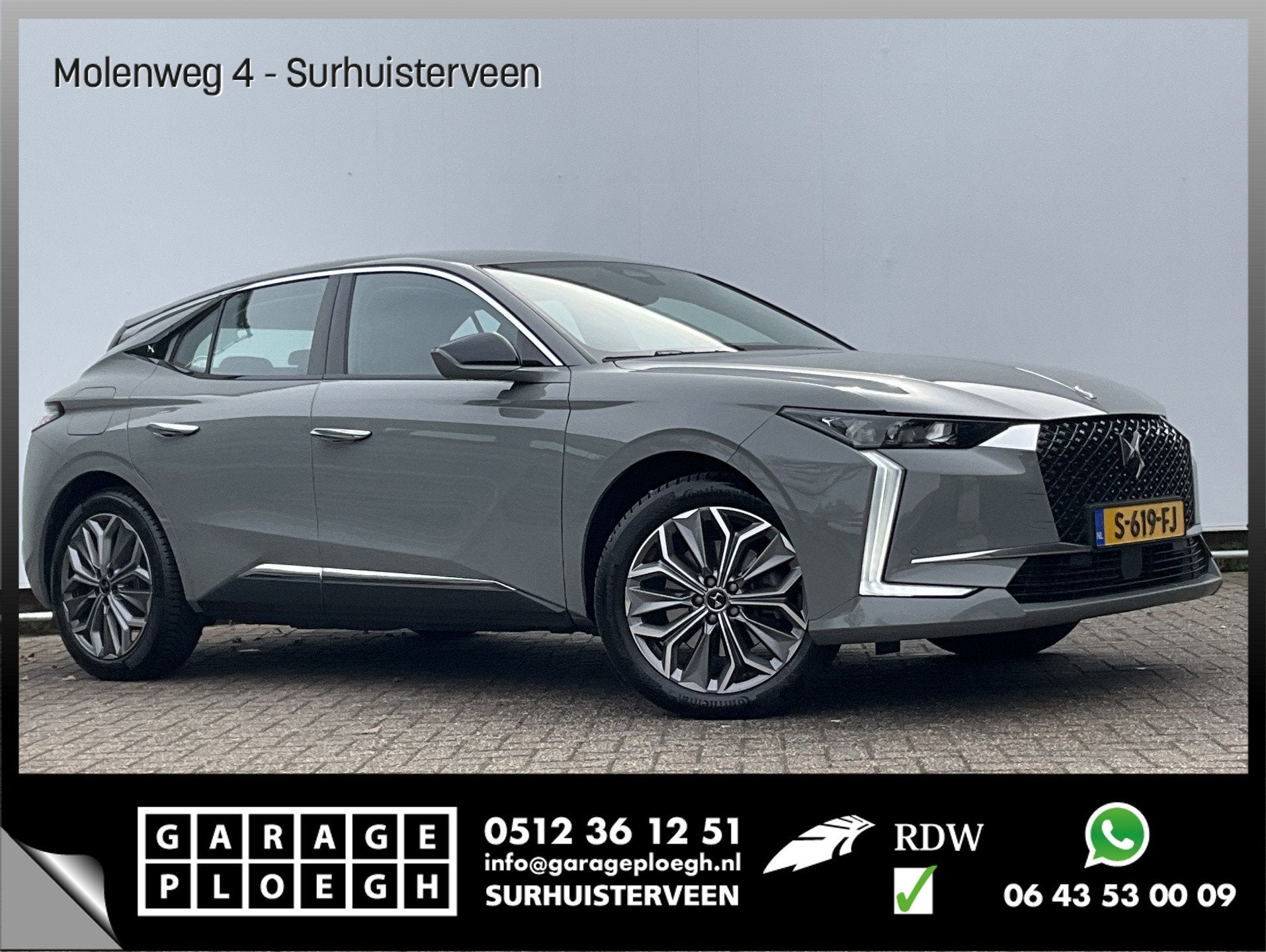 DS DS 4 1.6 HYbrid 225 PHEV E-Tense Trocadero Stoel/Stuurver