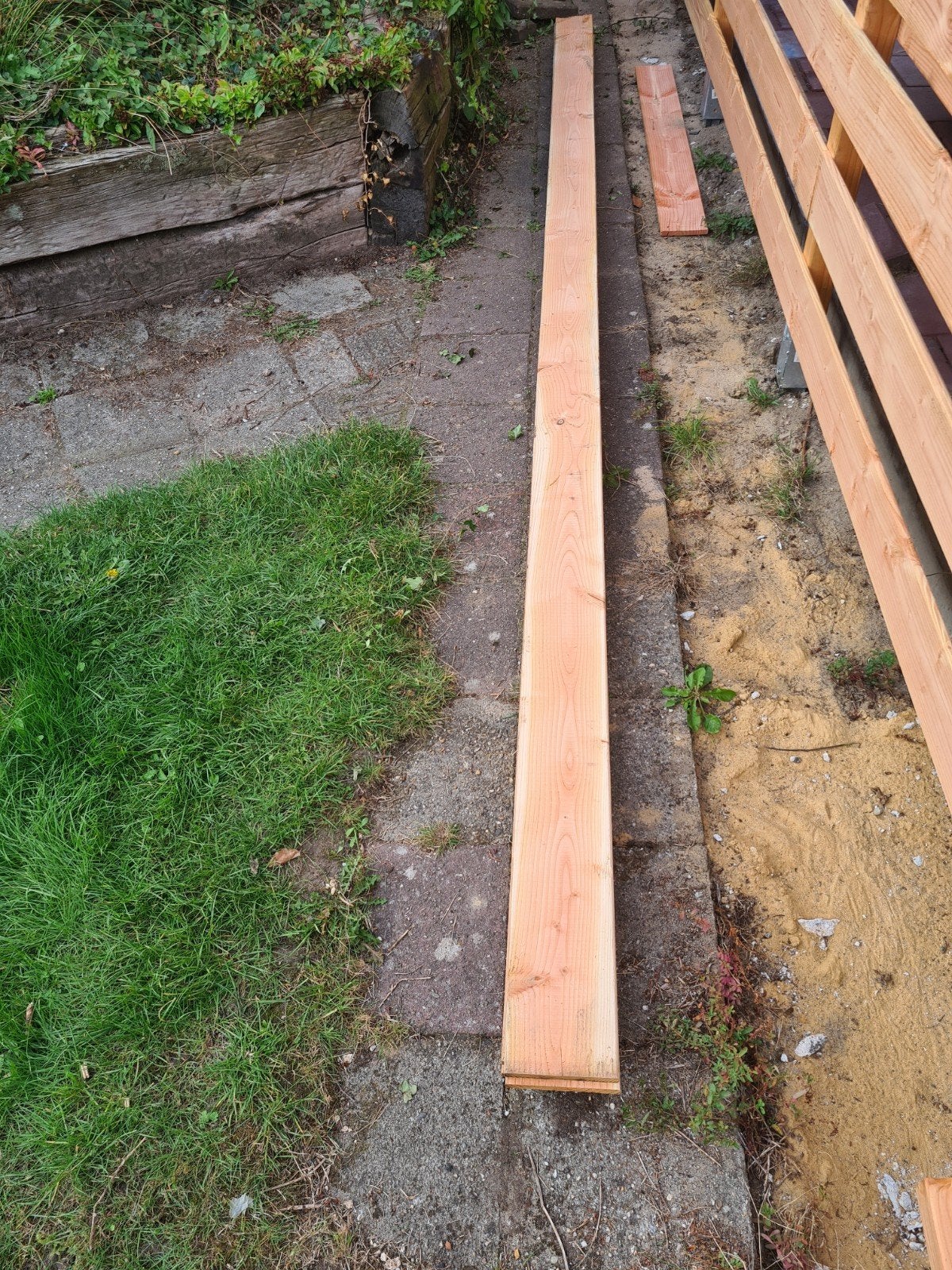 Douglas planken 4 meter, Ophalen, Nieuw, 250 cm of meer, Planken