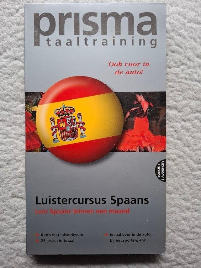 Prisma taaltraining - Luistercursus Spaans, Ophalen of Verzenden, Gelezen, Prisma