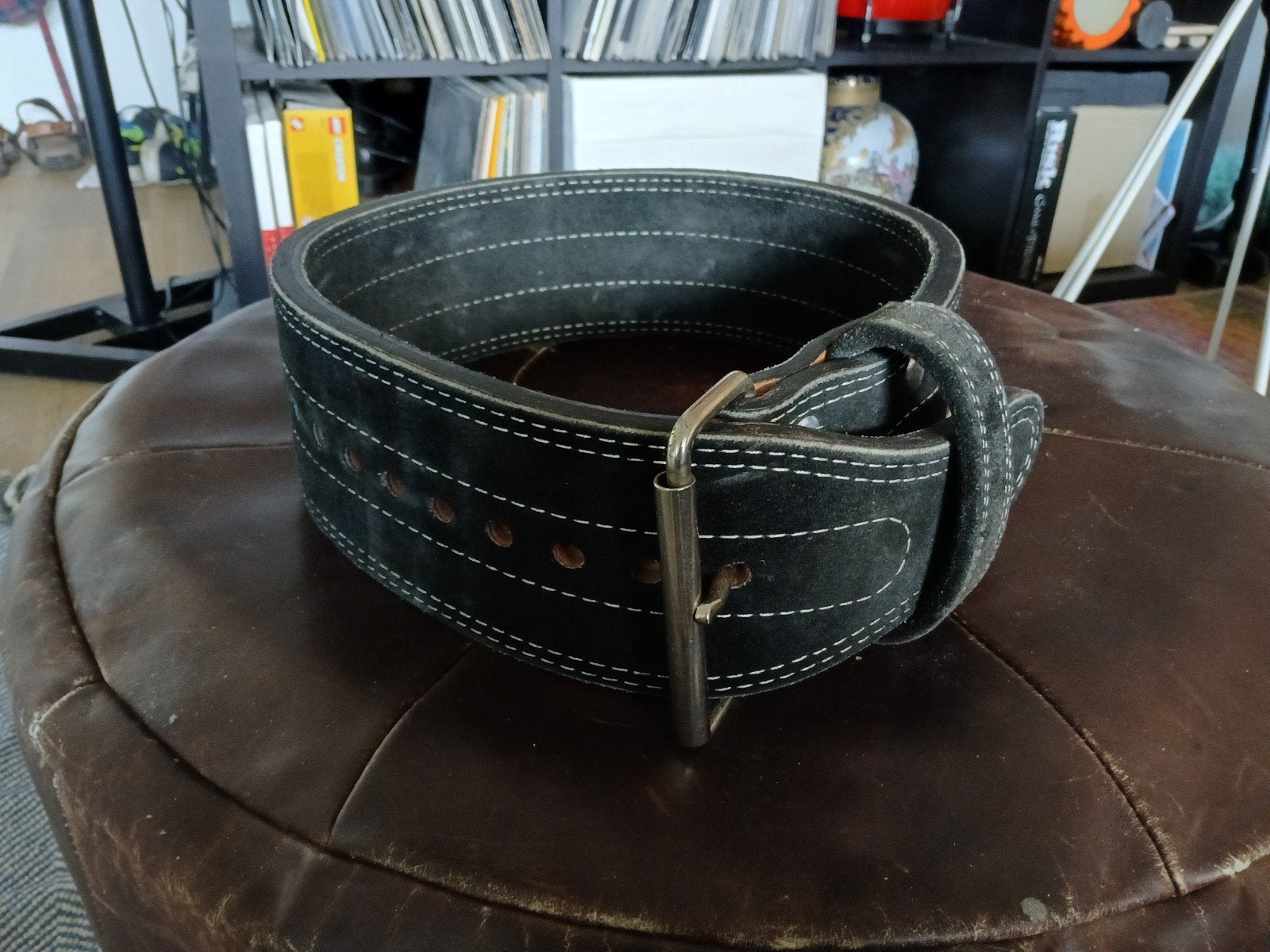 Inzer lifting belt, Sport en Fitness, Fitnessmaterialen, Ophalen of Verzenden, Gebruikt, Rug, Halterriem