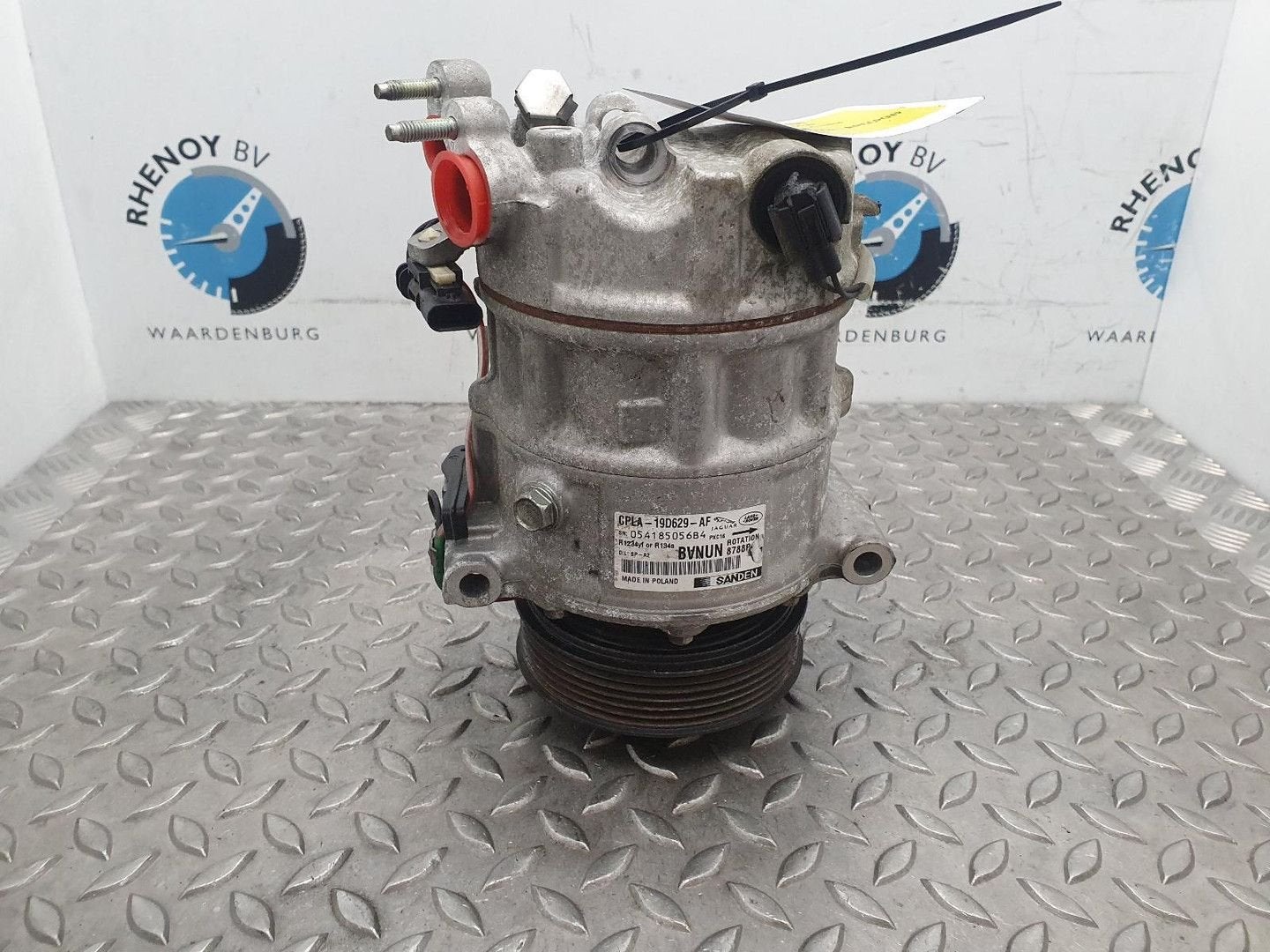 JAGUAR F-PACE AIRCO COMPRESSOR / AIRCOPOMP CPLA19D629AF 2018, Ophalen of Verzenden, Gebruikt, Stiba lid