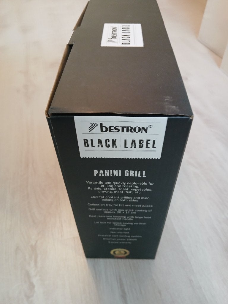 Panini grill, Witgoed en Apparatuur, Ophalen of Verzenden, Nieuw