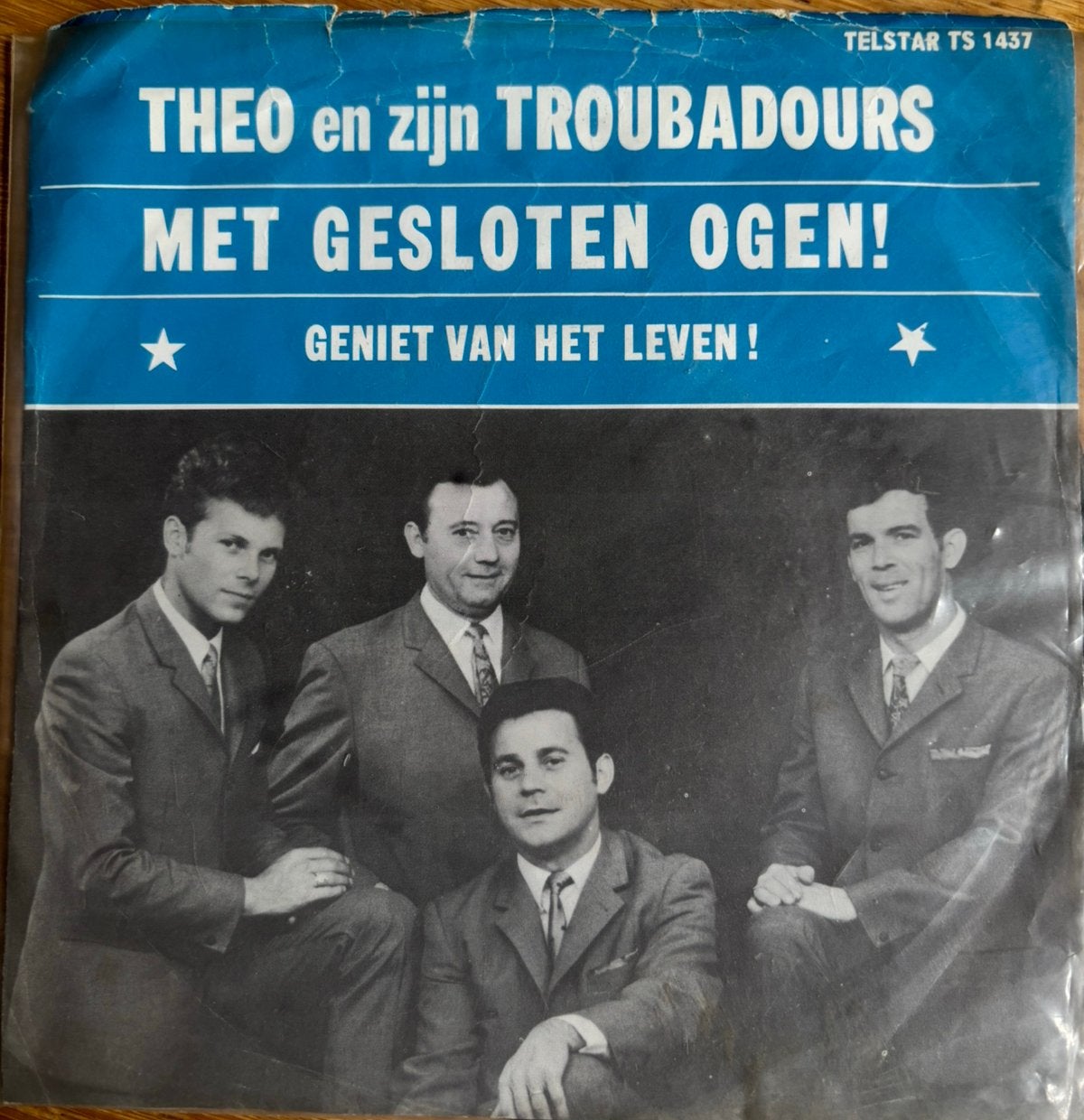 Theo en zijn Troubadours - vinyl single, Cd's en Dvd's, Gebruikt, 7 inch, Ophalen of Verzenden, Levenslied of Smartlap
