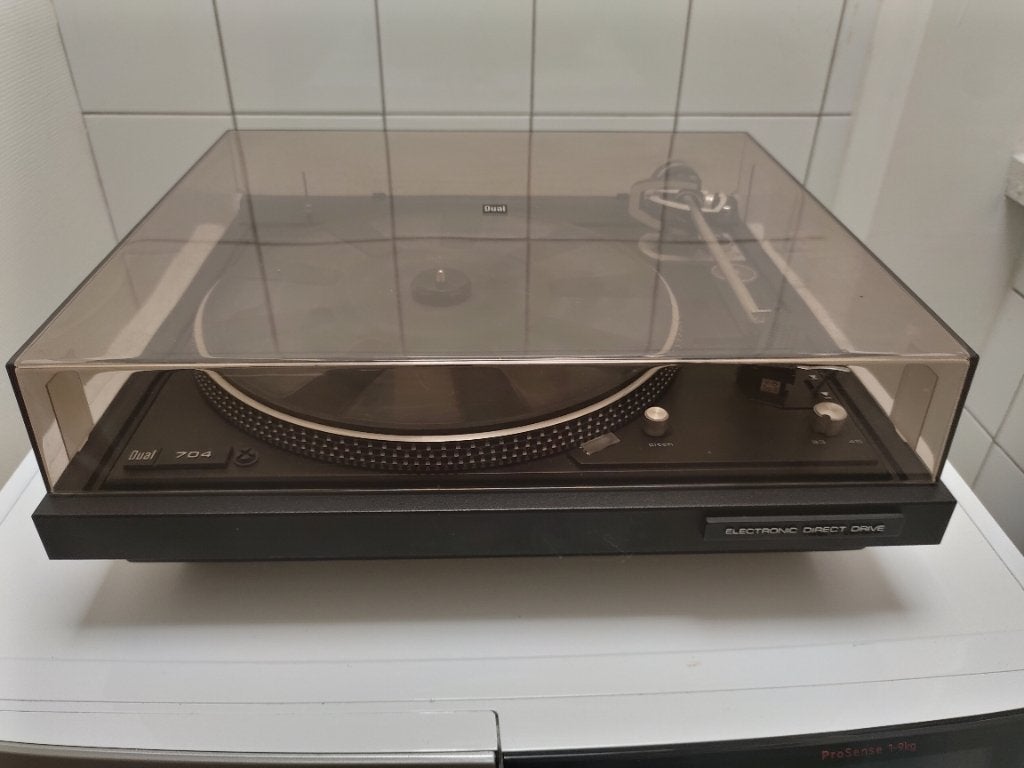 Platenspeler DUAL 704 DIRECT DRIVE., Audio, Tv en Foto, Platenspelers, Ophalen, Zo goed als nieuw, Dual