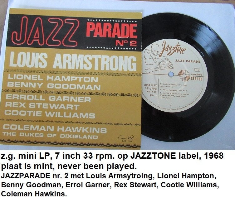 mini LP, JAZZ PARADE 1968, is mint nooit gespeeld,, 1960 tot 1980, 7 inch, Ophalen of Verzenden, Nieuw in verpakking