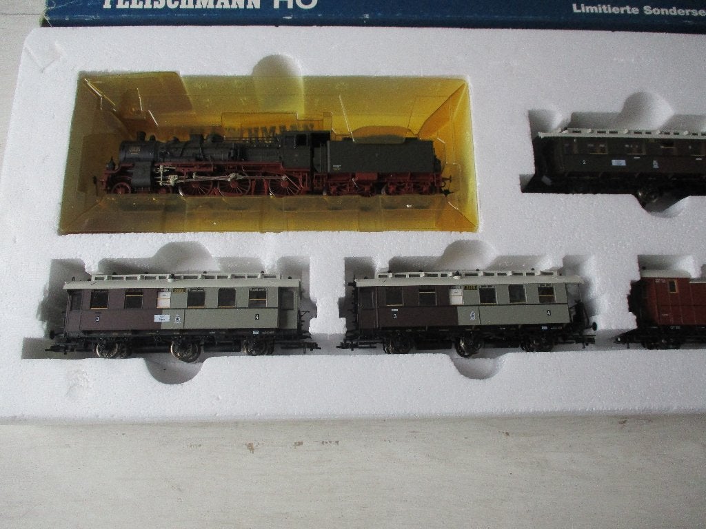 Fleischmann Set Preussischer Personenzug no 4899, Treinset, Gelijkstroom, Fleischmann, Ophalen of Verzenden