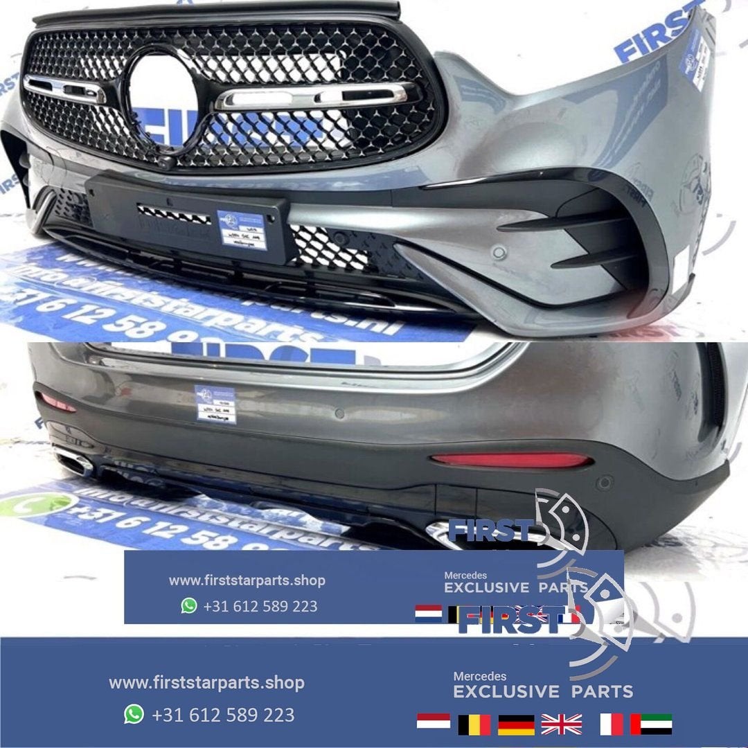 W254 GLC AMG VOORBUMPER + ACHTERBUMPER GRIJS COMPLEET PAKKET, Auto-onderdelen, Gebruikt, -, Ophalen of Verzenden, Bumper