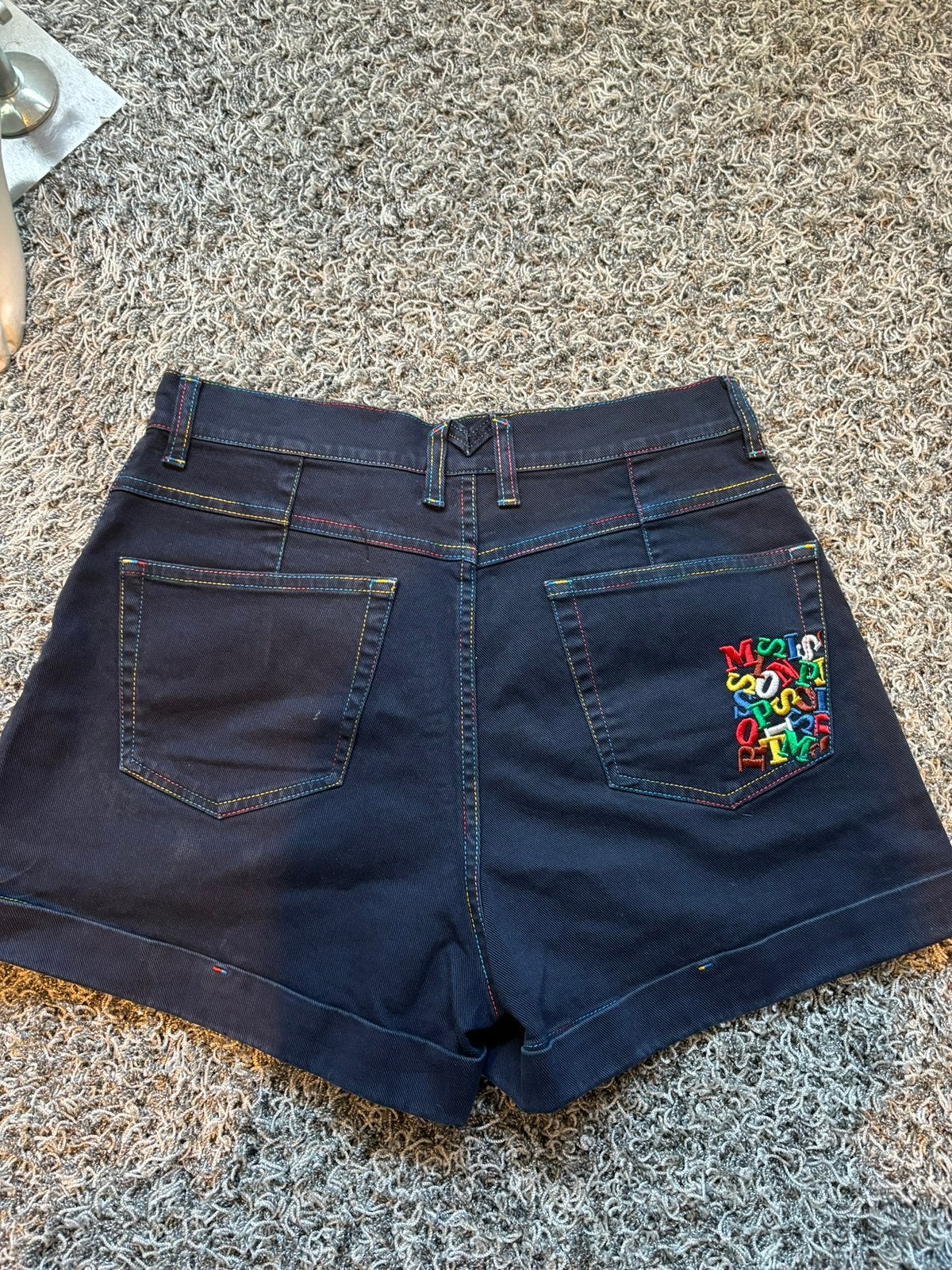 M missoni korte spijkerbroek maat it 42 nl 38, Kleding | Dames, Blauw, M missoni, Ophalen of Verzenden, Zo goed als nieuw