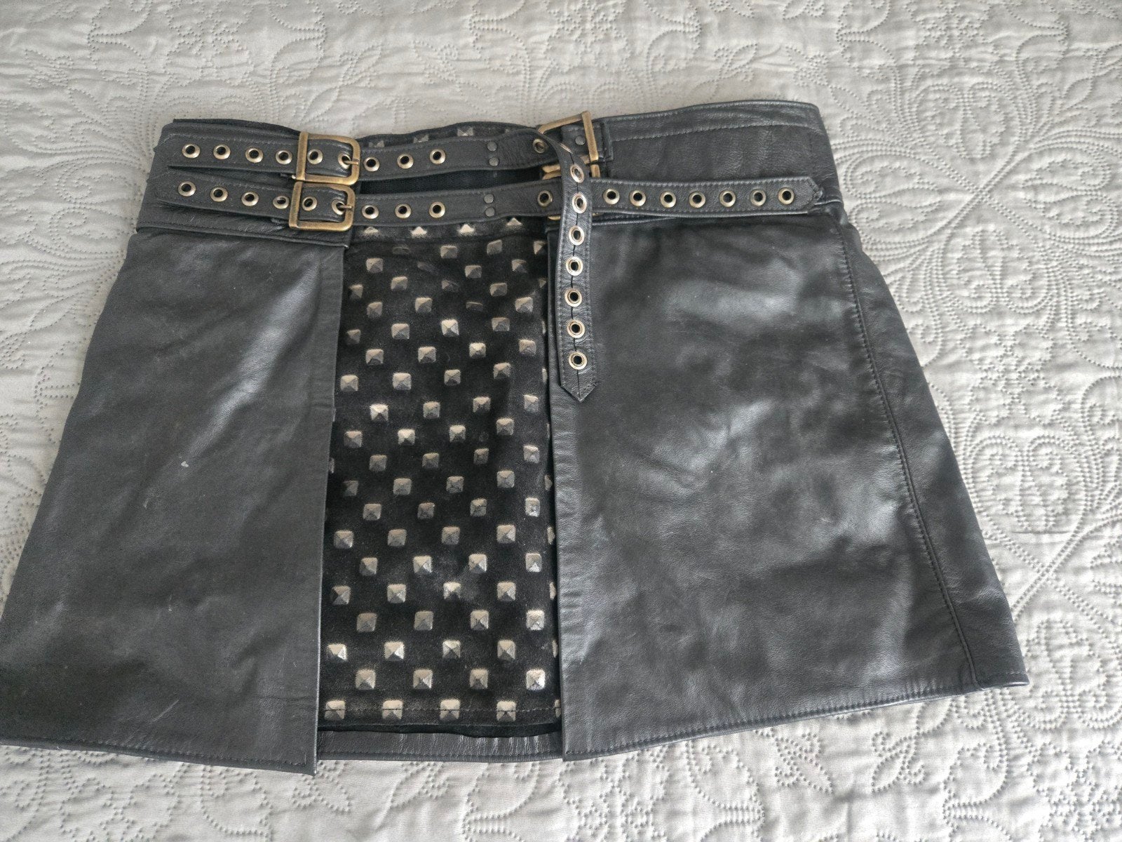 kinky, bitch,wasteland waardig, leren Kilt, Ophalen of Verzenden, Zo goed als nieuw