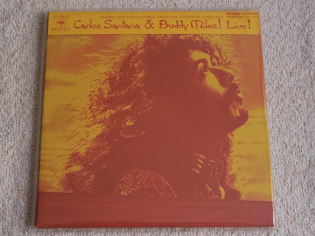 CARLOS SANTANA - BUDDY MILES - Live! CD (JAZZ-ROCK) JAPAN, Ophalen of Verzenden, Zo goed als nieuw, Poprock