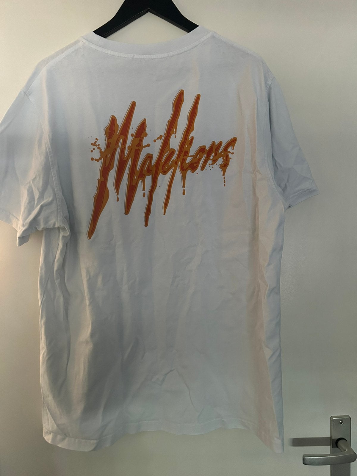 Malelions heren shirt wit/oranje, maat XL, Ophalen of Verzenden, Nieuw, Maat 56/58 (XL), Wit