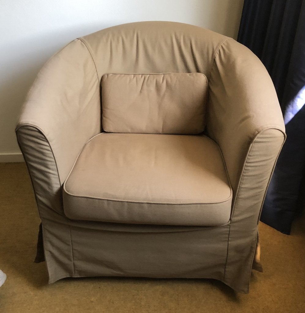 IKEA club fauteuil, Ophalen, Zo goed als nieuw, Minder dan 75 cm, 50 tot 75 cm
