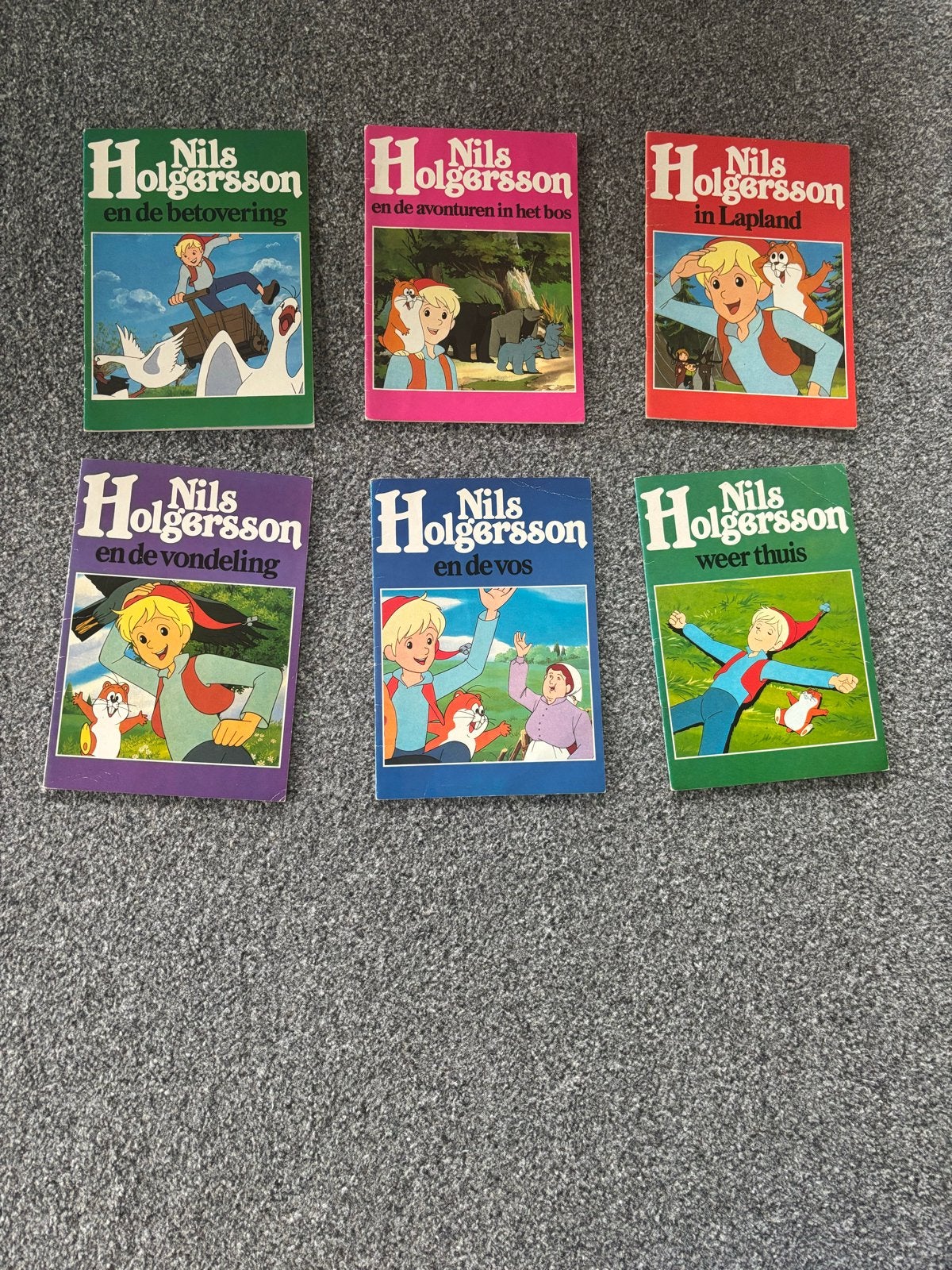 Nils Holgersson Boekenset - 6 Delen, Boeken, Ophalen of Verzenden, Gelezen, Sprookjes