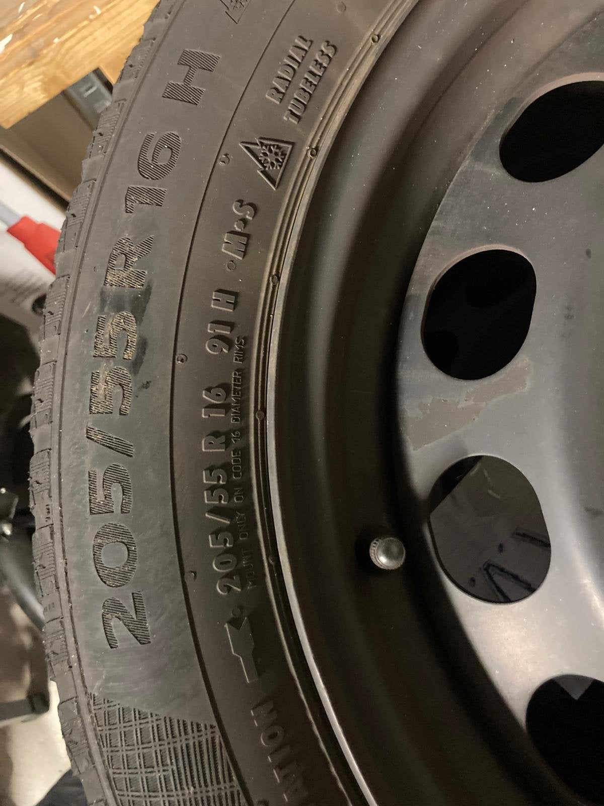 Continental WinterContact TS 860 winterbanden op velg, Ophalen, Gebruikt, 16 inch, Banden en Velgen
