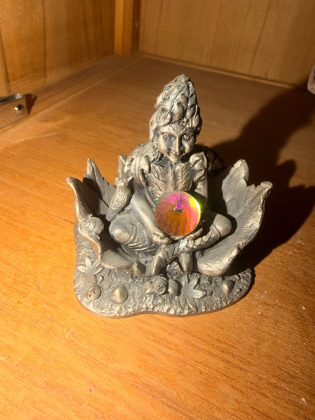 The Leaf Spirit Beeldje - Peggy Davies - WAFU U.K., Verzamelen, Ophalen of Verzenden, Gebruikt, Fantasy