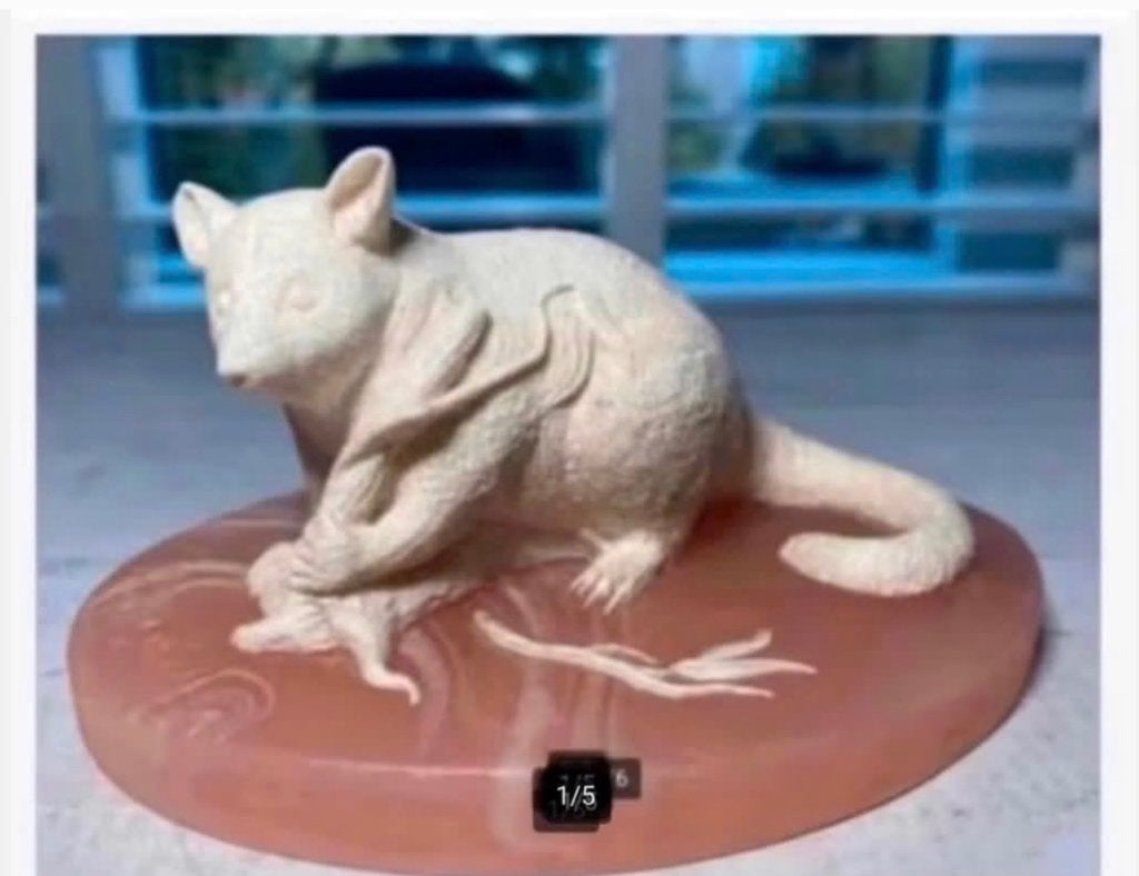 Australisch dier quokka handgemaakt Marlestone 11,5 x 8 cm, Ophalen of Verzenden