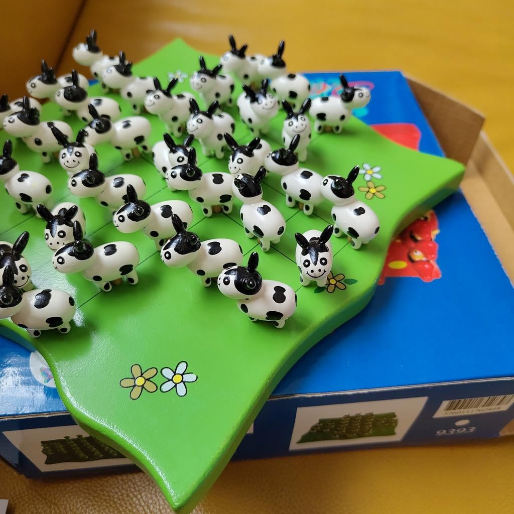 Solitaire spel, hout., Een of twee spelers, Ophalen of Verzenden, Zo goed als nieuw