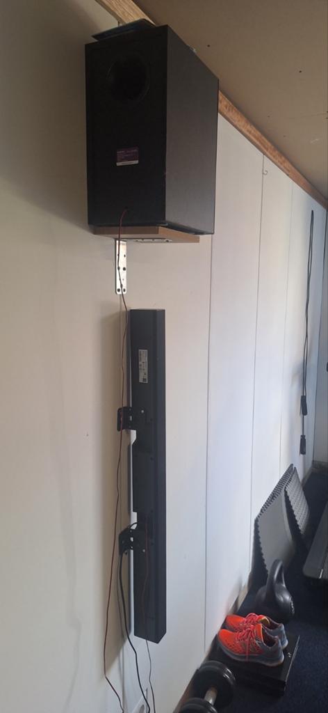 Soundbar samsung met woofer (nette staat), Overige merken, Samsung, Soundbar, 70 watt of meer