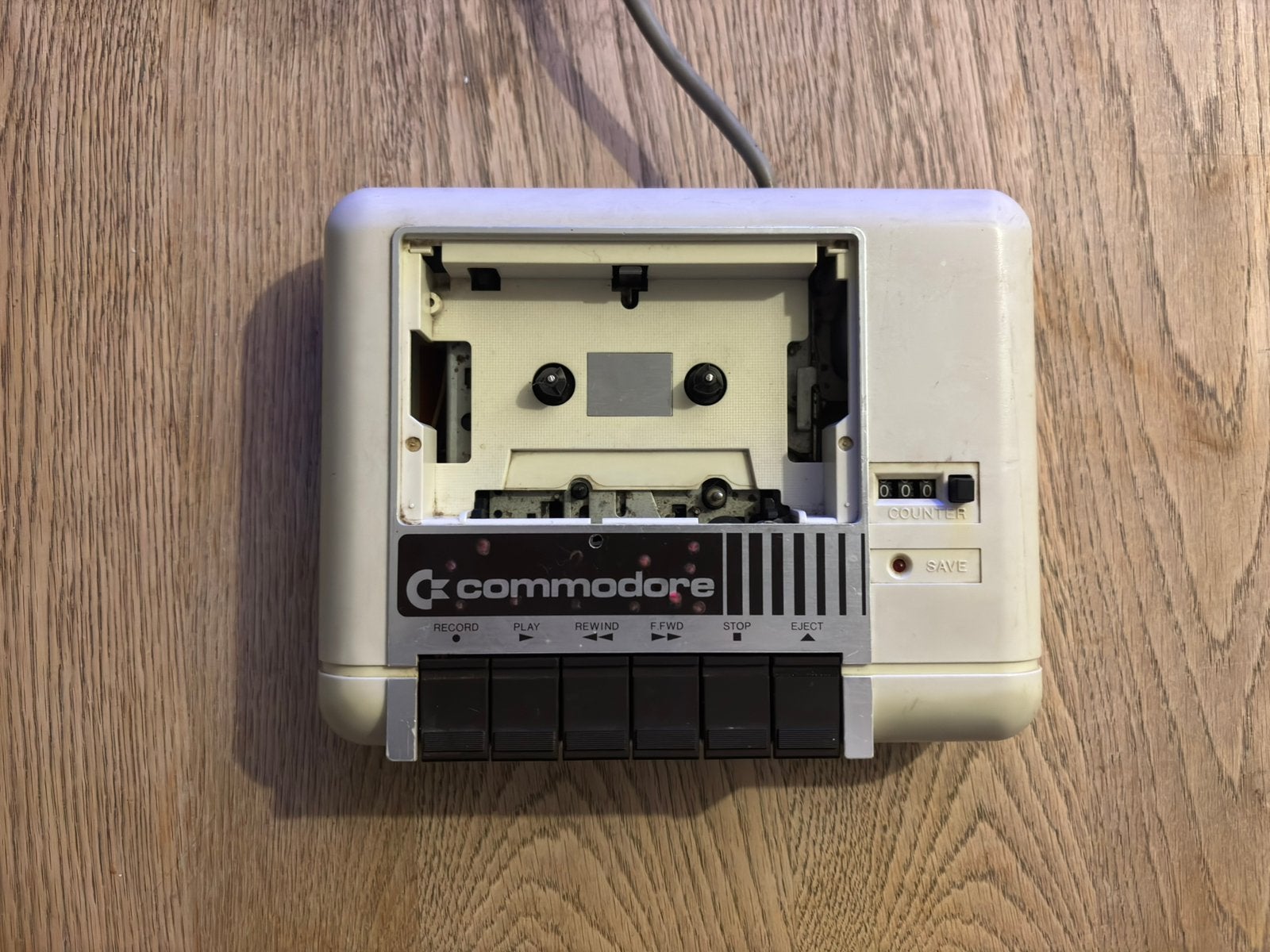 Commodore C2N Datasette Cassetterecorder (Ongetest / Retro), Ophalen