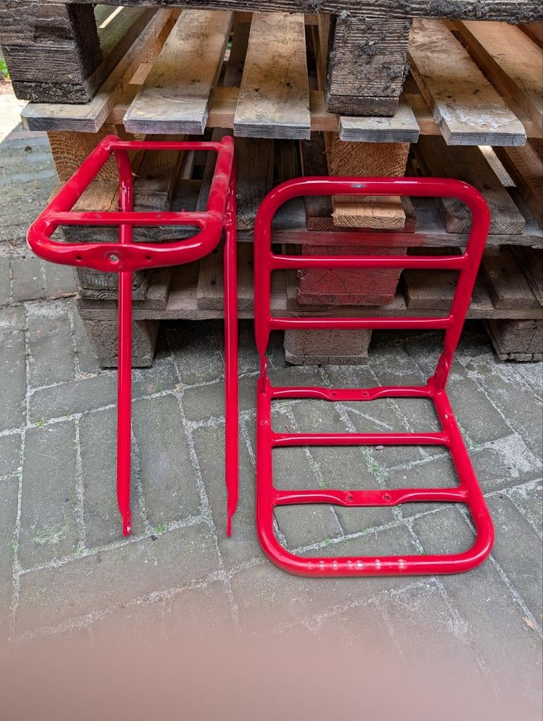 Rode Gazelle voordrager Heavy Duty - Gebruikt, Fietsen en Brommers, Fietsaccessoires | Bagagedragers, Ophalen of Verzenden, Gebruikt