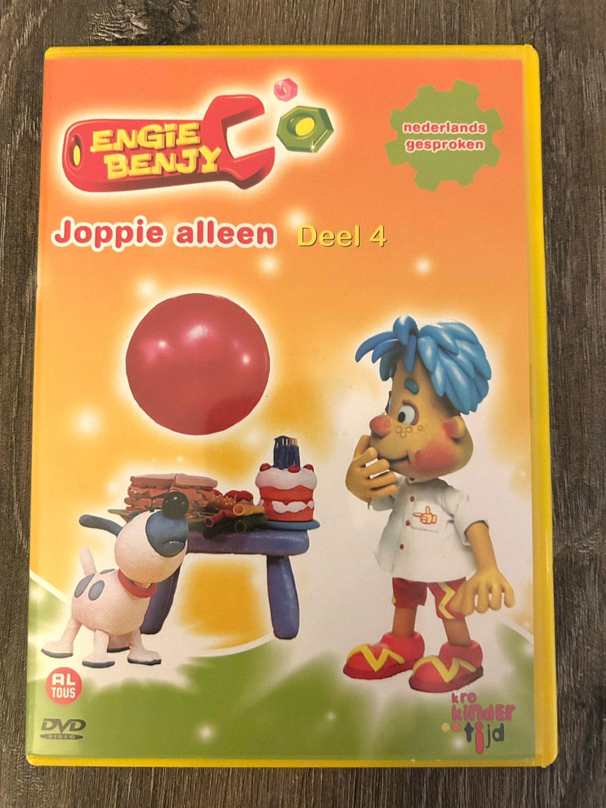 Engie Benjy: Joppie Alleen Deel 4 - DVD, Cd's en Dvd's, Dvd's | Kinderen en Jeugd, Ophalen of Verzenden, Zo goed als nieuw