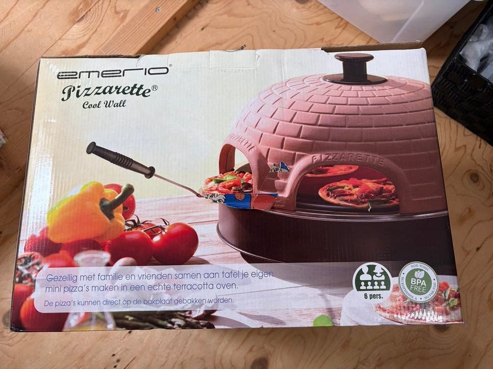 Emerio Pizzarette - Nieuw in doos, Ophalen, Nieuw, Overige merken, Pizzaoven