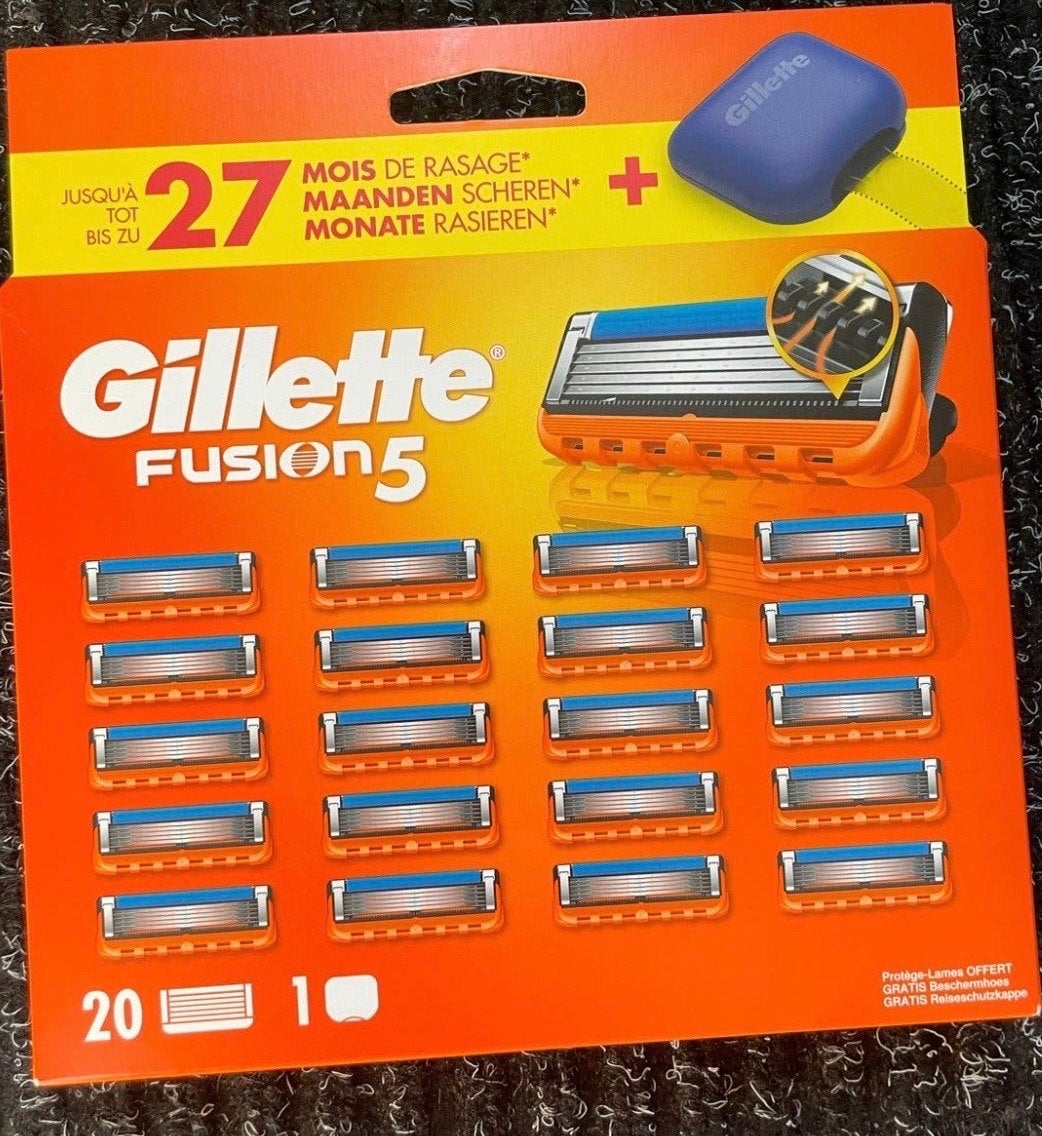 Gillette Fusion5 Scheermesjes - 20 stuks, Ophalen of Verzenden, Nieuw, Overige typen