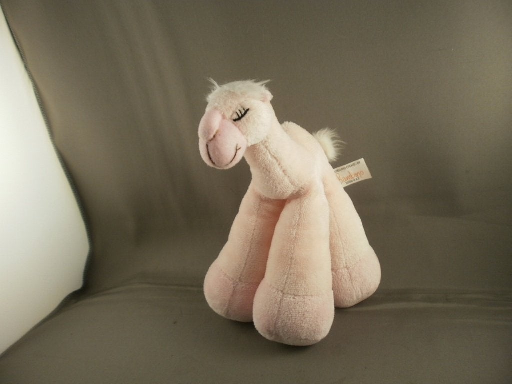 bambino kameel roze velours ogen dicht 14 cm hoog en snuit, Overige merken, Overige typen, Ophalen of Verzenden, Zo goed als nieuw