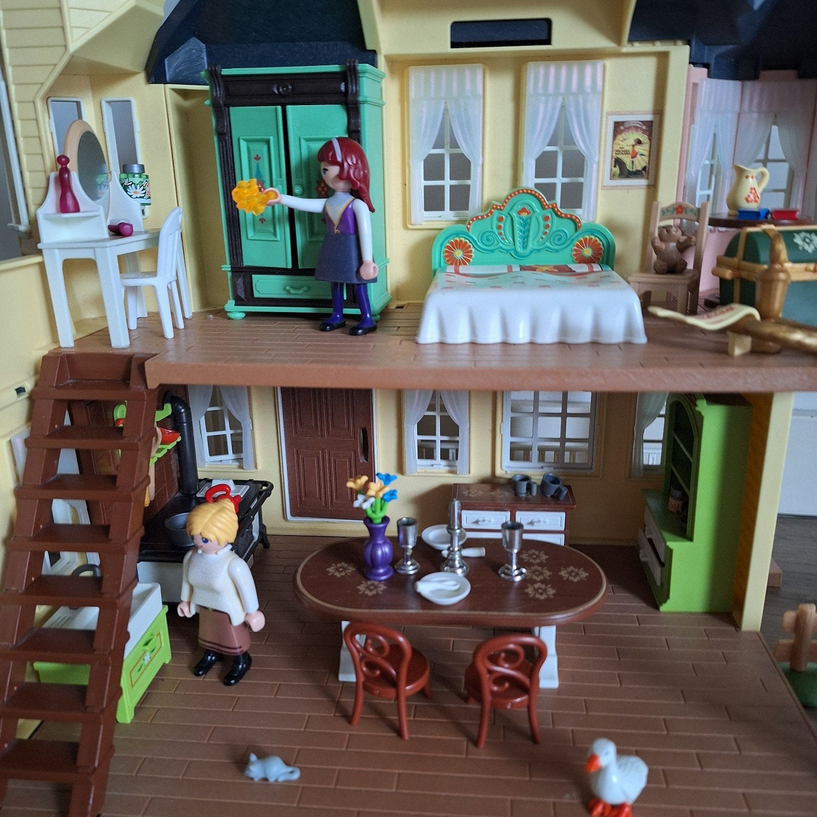 Playmobil Spirit Lucky's huis met paarden en accessoires, Gebouw, Complete set, Ophalen of Verzenden, Zo goed als nieuw