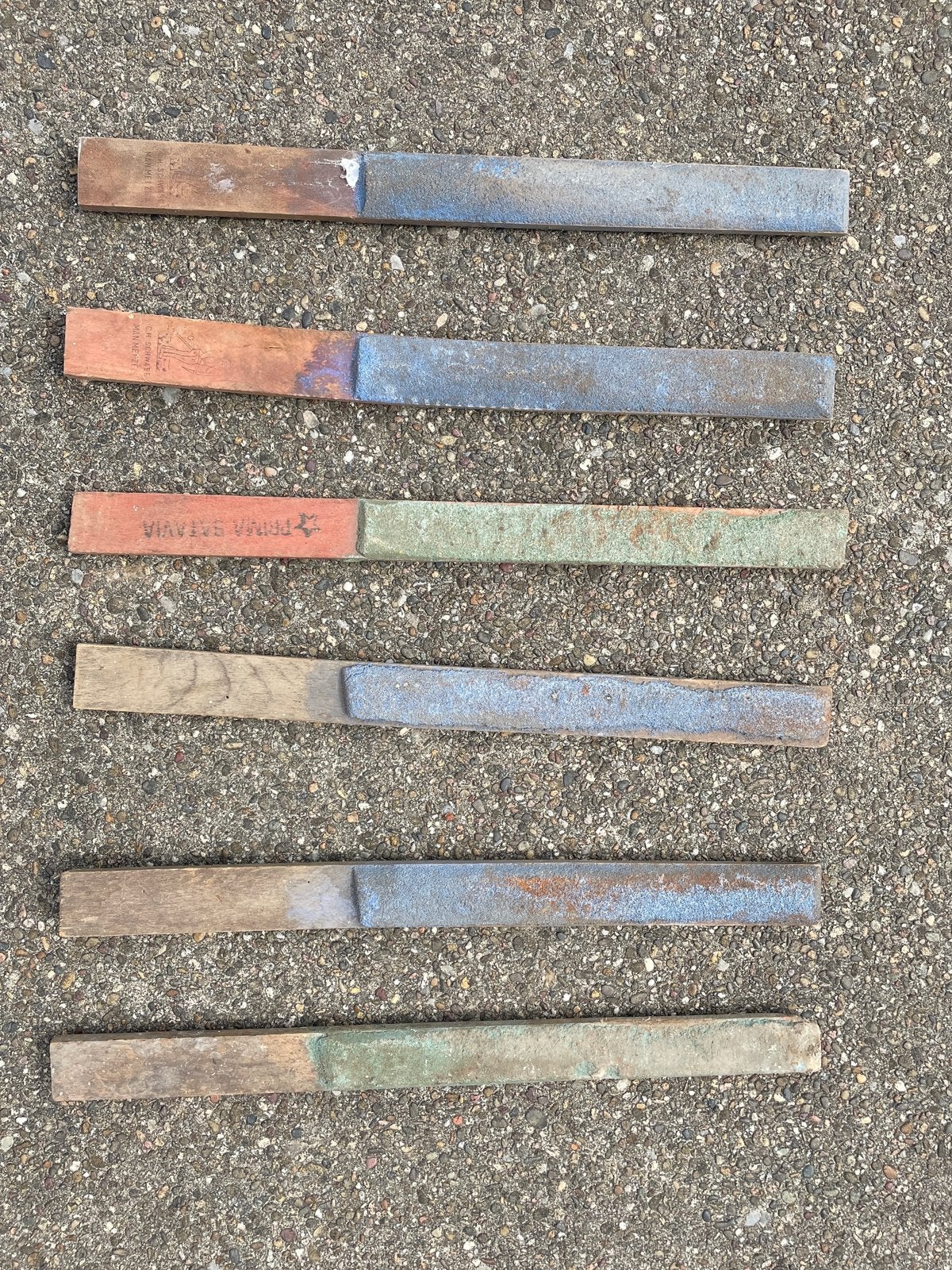 6 STUKS ZEISEN STRIJKERS, Ophalen, Gebruikt, Zeis