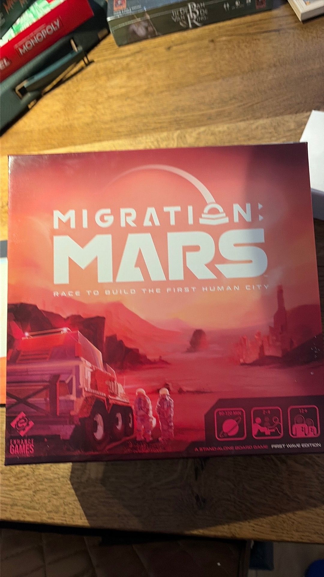 Migration mars bordspel, Ophalen, Zo goed als nieuw