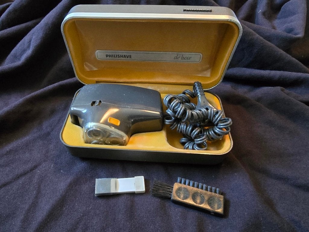 Vintage scheerapparaat, Philips, Philishave de Luxe, Scheren en Epileren, -, -, Ophalen of Verzenden