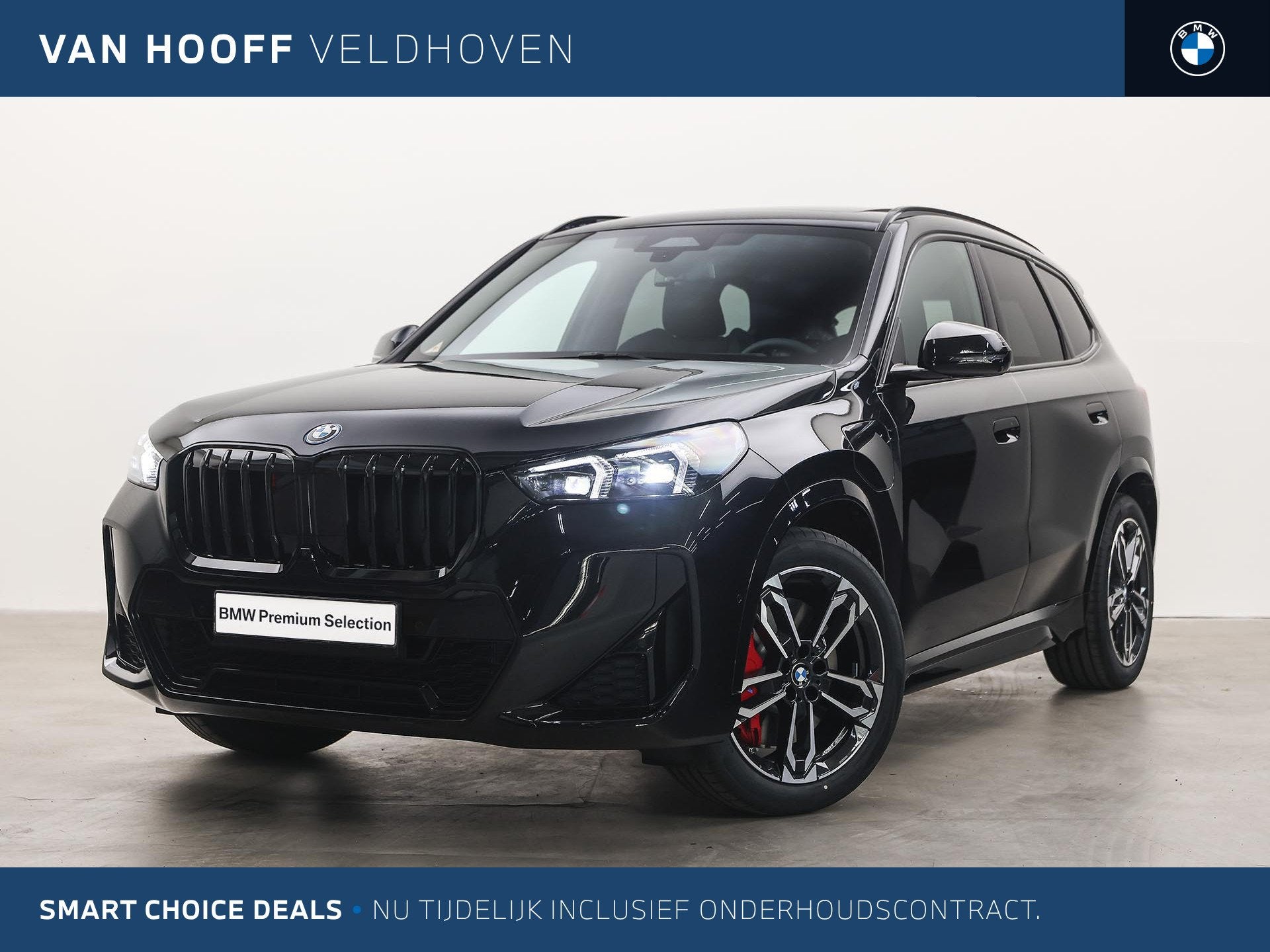 BMW X1 xDrive25e M Sport Automaat / Trekhaak / Panoramadak /, Dealer onderhouden, Zwart, Bedrijf, Hybride Elektrisch/Benzine