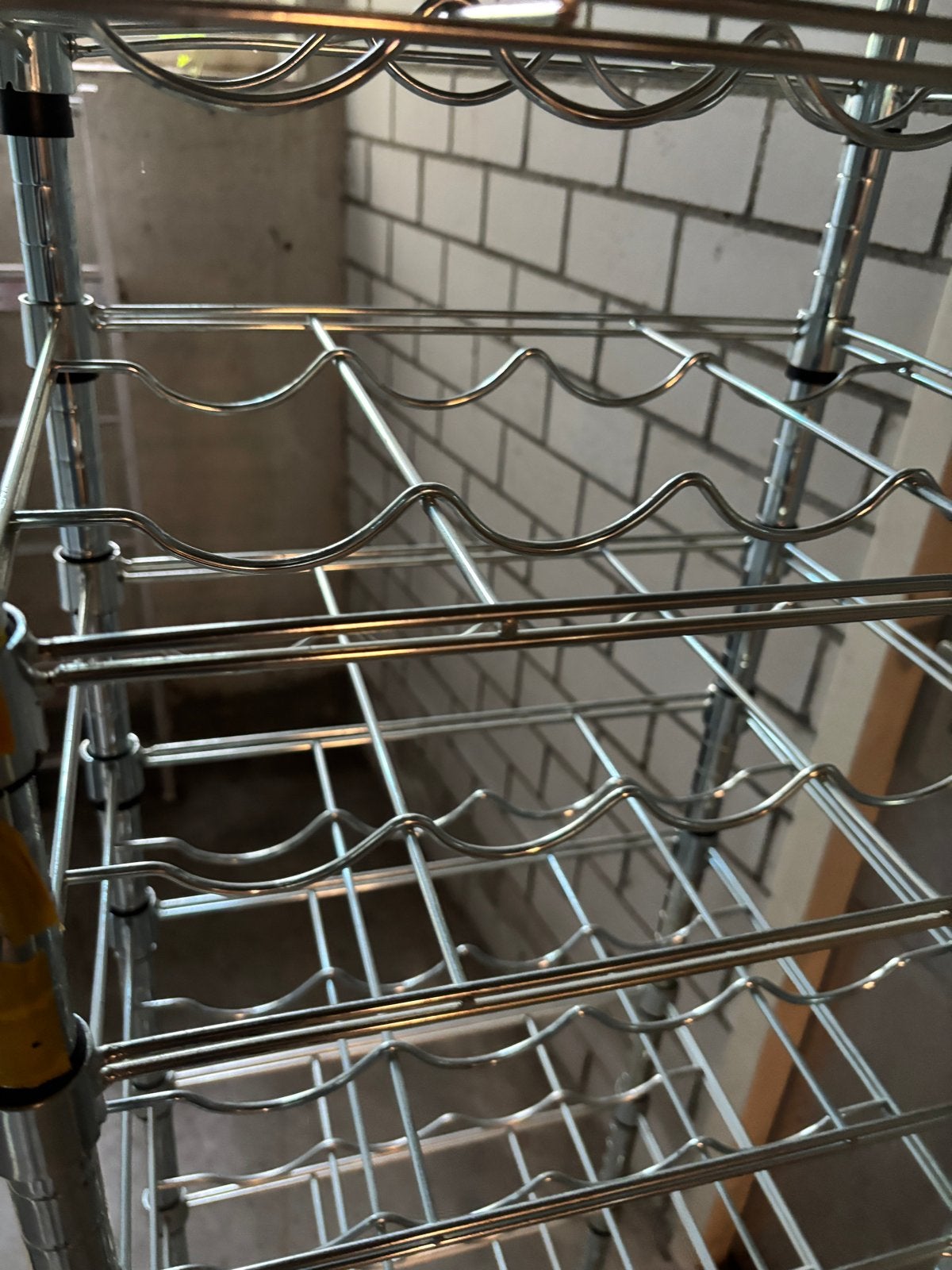 moet snel weg!! Ikea wijnrek (2 delen)voor 44 flessen,, Gebruikt, Ophalen of Verzenden, 25 flessen of meer, 75 – 100