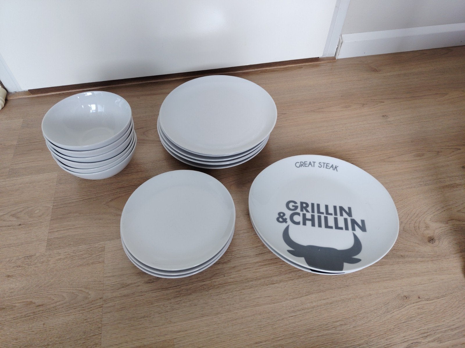 IKEA servies wit, Ophalen, Gebruikt, IKEA, Bord(en)