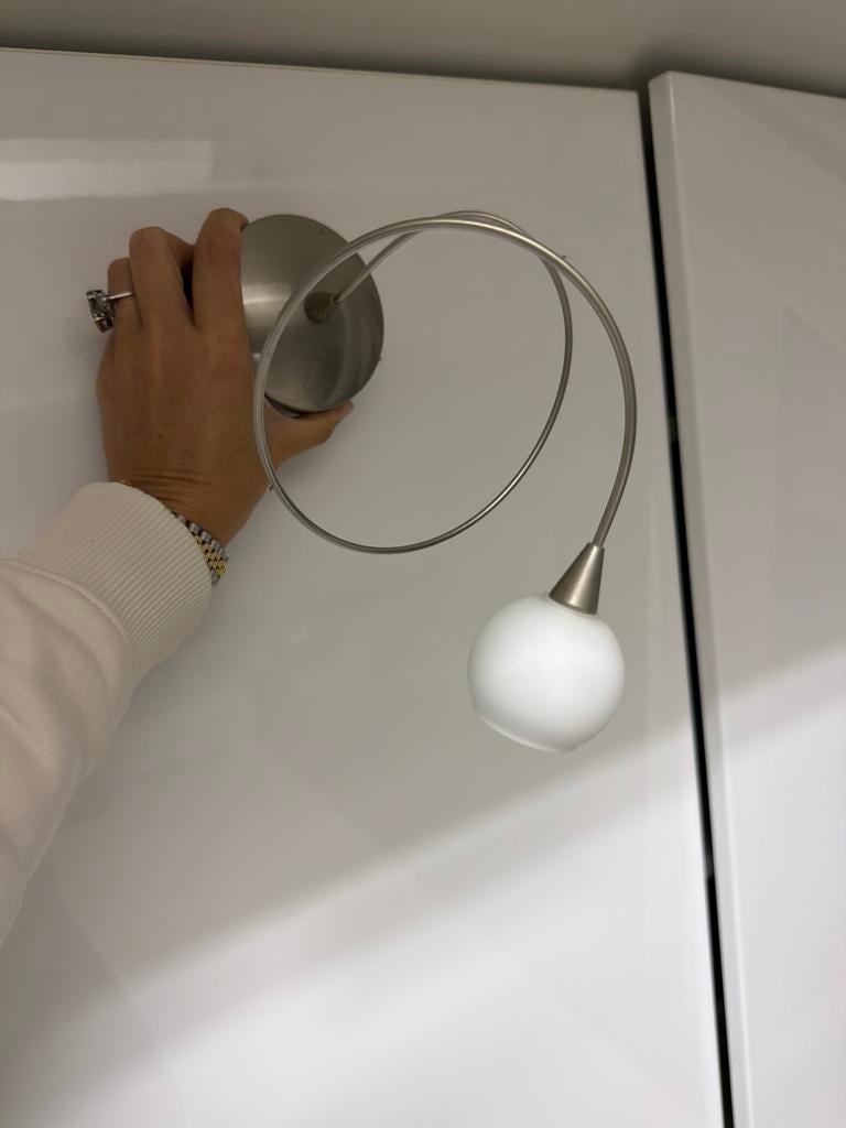 3x Harco Loor Design wandlampjes, flexibele arm, G4, Ophalen of Verzenden, Gebruikt, Metaal
