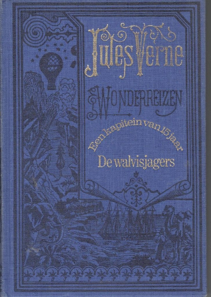 Jules Verne : Een kapitein van 15 jaar De walvisjagers., Ophalen of Verzenden, Gelezen