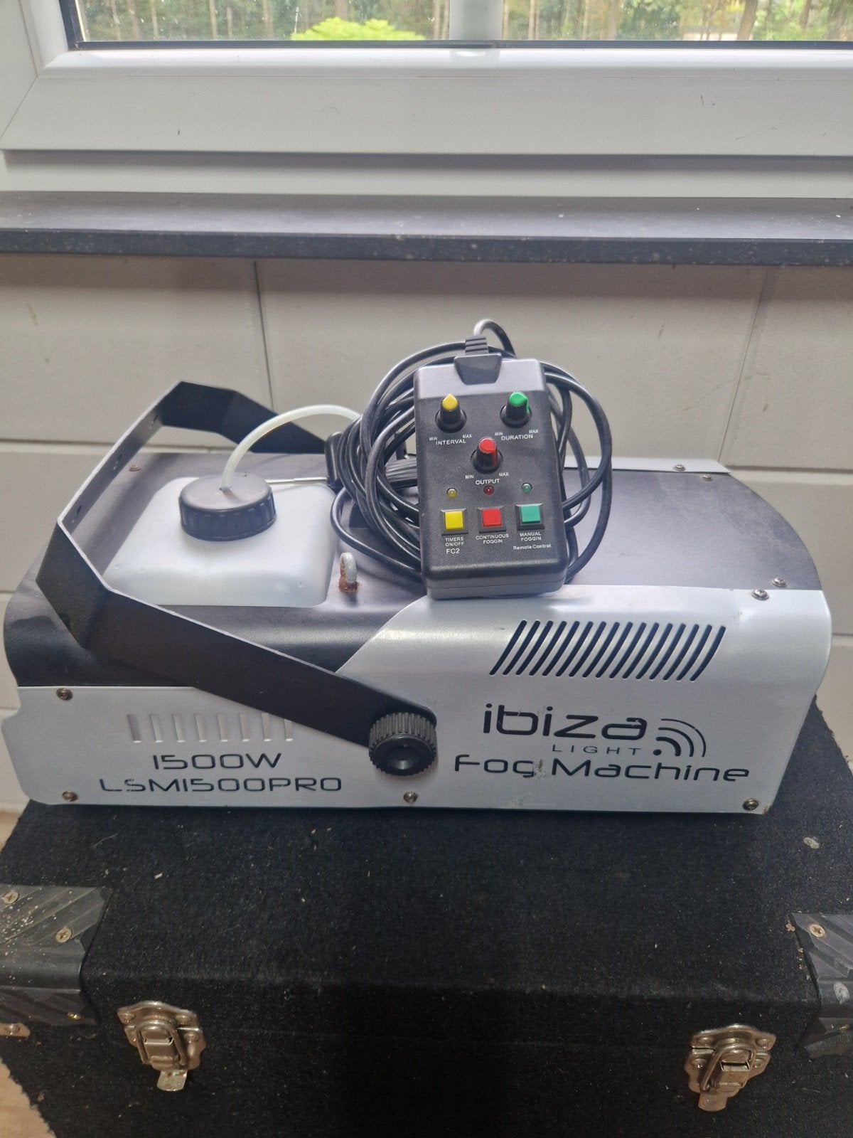 Ibiza Light 1500W Rookmachine - Krachtig en Compleet, Ophalen, Gebruikt, Rookmachine
