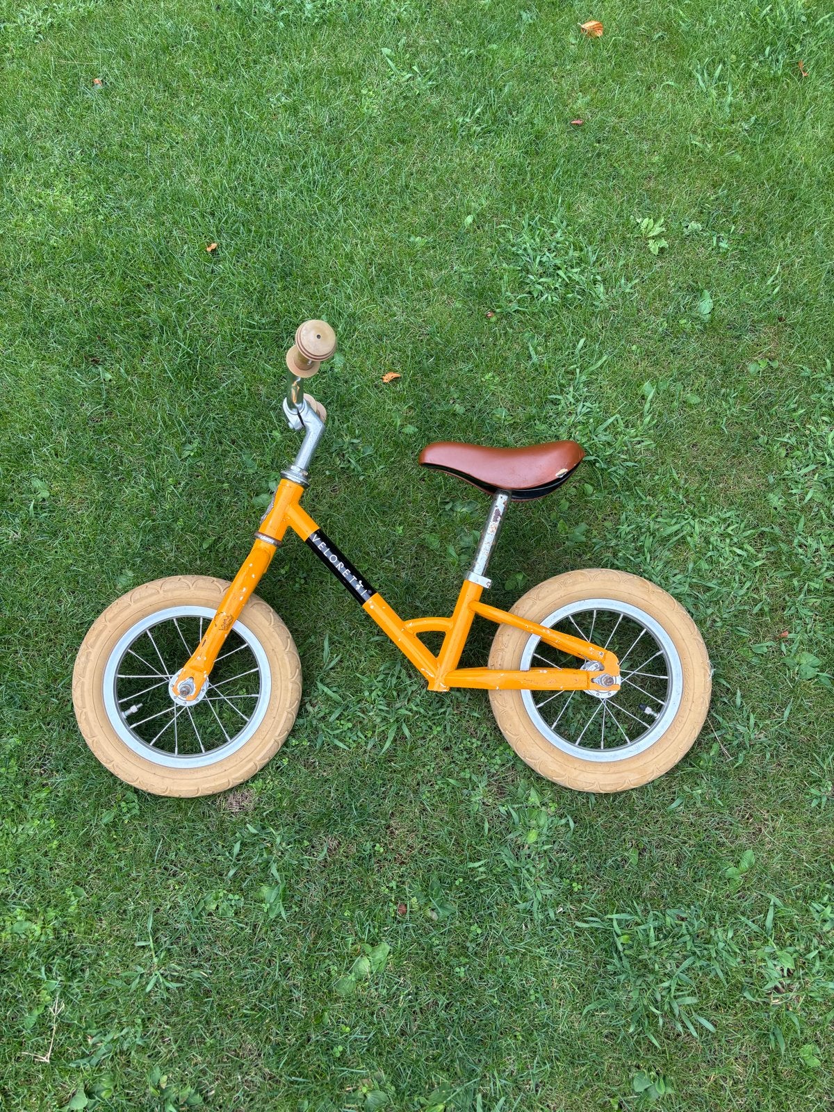 Veloretti loopfiets - Gebruikt, Fietsen en Brommers, Fietsen | Kinderfietsjes, Ophalen, Gebruikt, Velgrem, Minder dan 16 inch