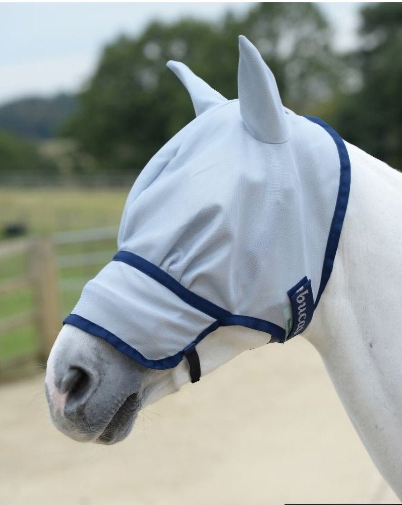 2x Vliegenmasker bucas buzz off extended nose maat S, Dieren en Toebehoren, Bucas, 0 g, Overige typen, Overige materialen