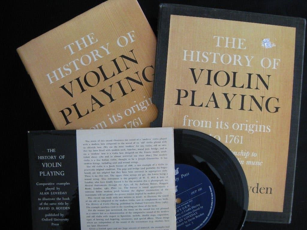 D.Boyden, History Violin Playing from its origins to 1761, Ophalen of Verzenden, Gelezen, Artiest