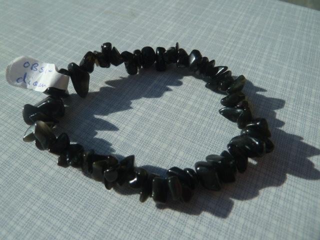 Armband van obsidiaan, Ophalen of Verzenden, Nieuw