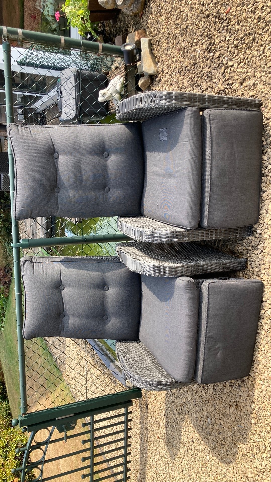 GRATIS:  2 verstelbare tuinstoelen, Ophalen, Gebruikt