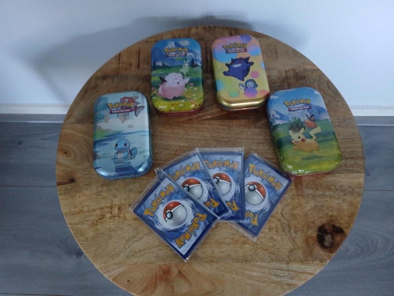Mini Tin met Kaartjes, Ophalen of Verzenden