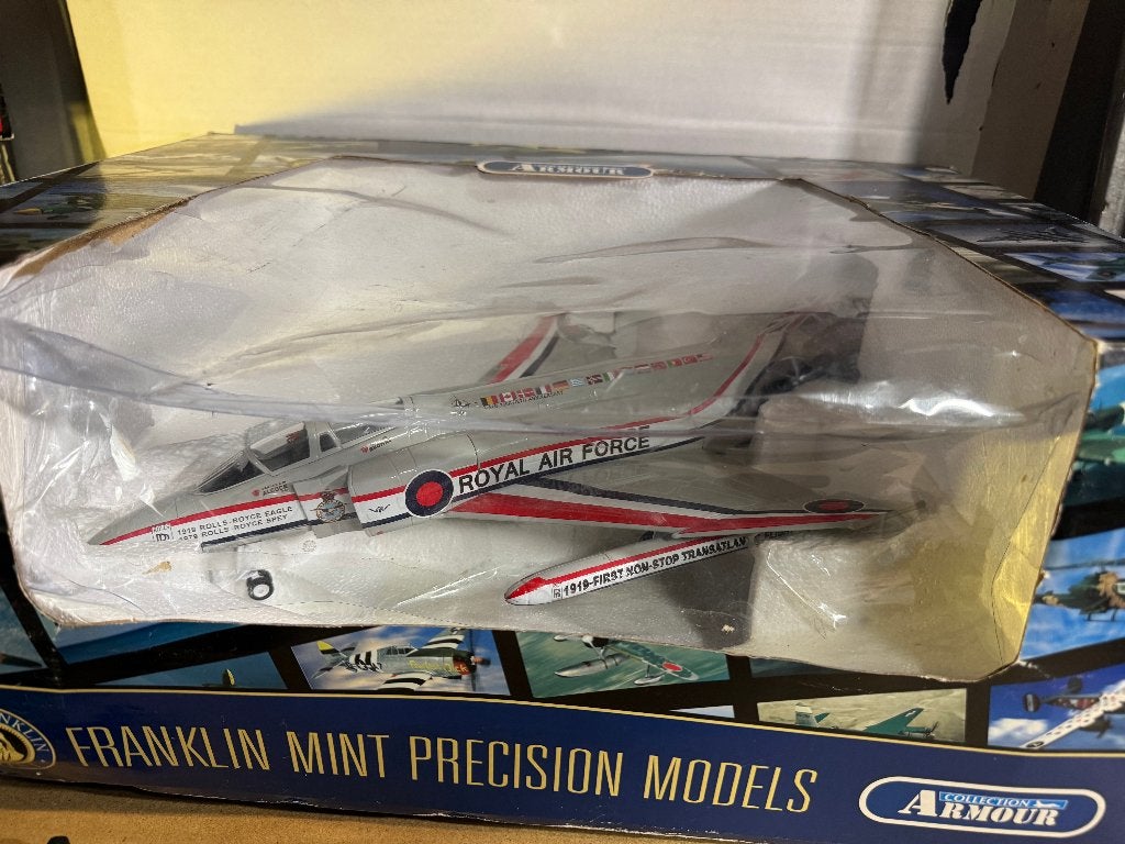 Franklin Mint 1:48 F-4 Phantom Diecast RAF 56 Sqn B11E756, Ophalen of Verzenden, Zo goed als nieuw, Schaalmodel